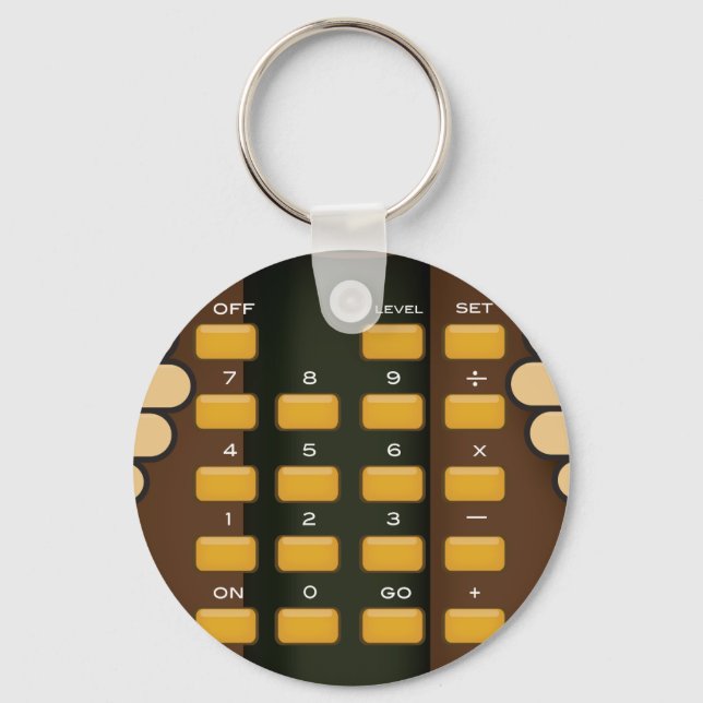 Porte-clés Calculatrice professeur (Recto)