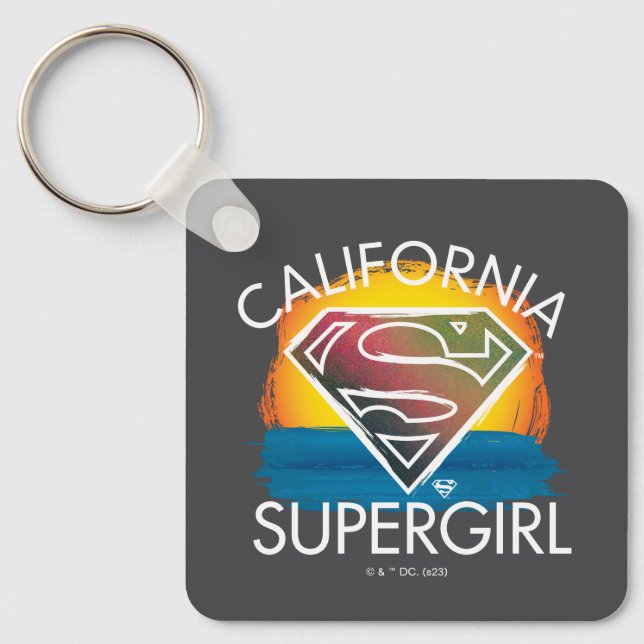 Porte-clés California Supergirl Sunset Graphic (Recto)