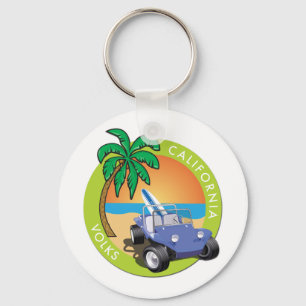 Porte-clés California Volks Dune Buggy avec Palms