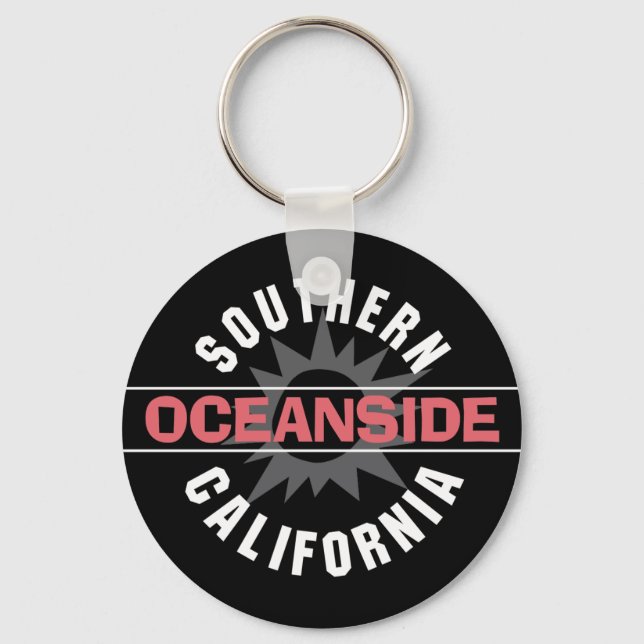 Porte-clés Californie du Sud - Océan (Recto)