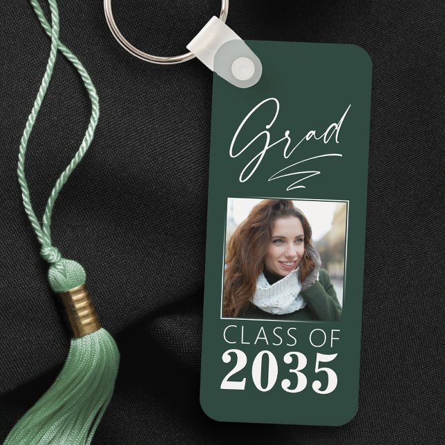 Porte-clés Calligraphie moderne Encre Script Grad Photo 2 Côt (Créateur téléchargé)