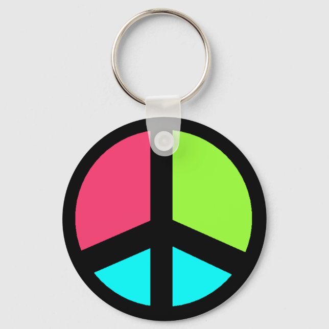 Porte-clés calme coloré (Recto)