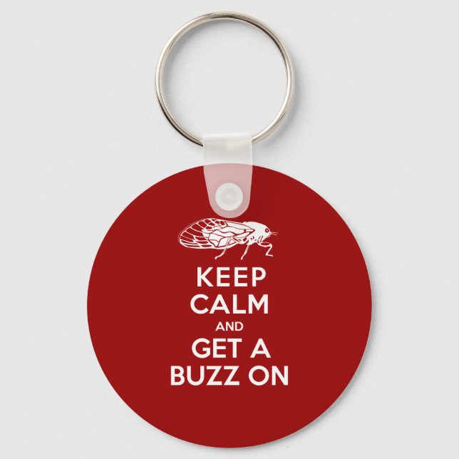 Porte-clés Calme et Buzz sur Cicadas (Recto)