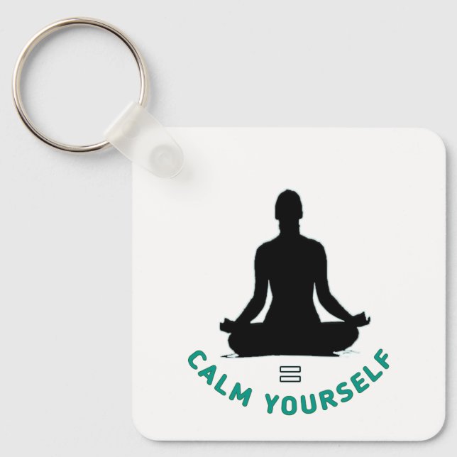 Porte-clés CALMER VOUS-MÊME Porte - clé acrylique (Recto)
