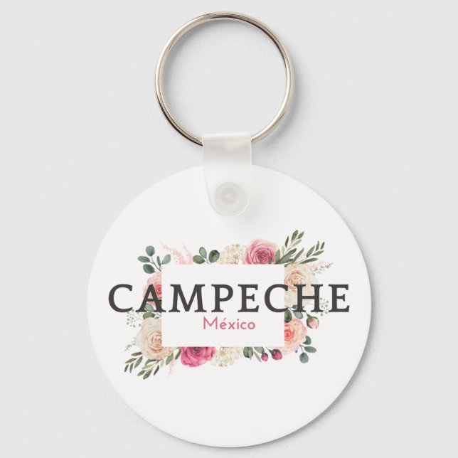 Porte-clés Cameche Mexico Voyage Destination Bridesmaid (Recto)