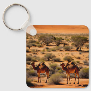 Porte-clés Camels Dans L'Extérieur Australien, Clavier
