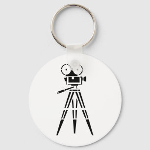 Porte-clés Caméra de l'ensemble de films de films vintages