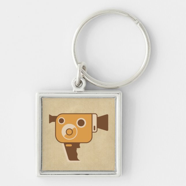 Porte-clés Caméra vidéo cinématographique (Devant)