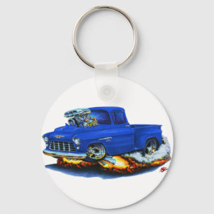 Porte-clés Camion 1955 de bleu de collecte de Chevy Stepside