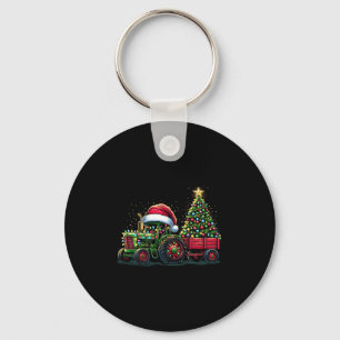 Porte-clés Camion de Noël pour enfants Père Noël Camion de fe