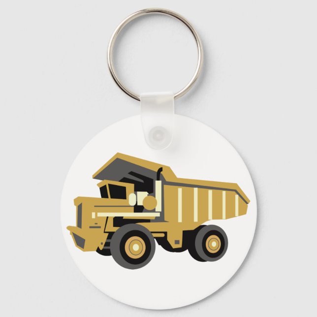 Porte-clés Camion de vidange (Recto)