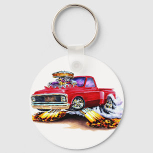 Porte-clés Camion rouge Chevy C10 1970-72