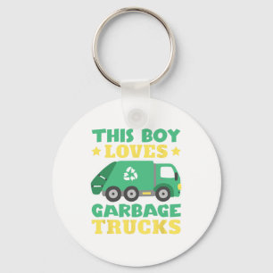 Porte-clés Camions Trash Toddler Garge Camion Enfants