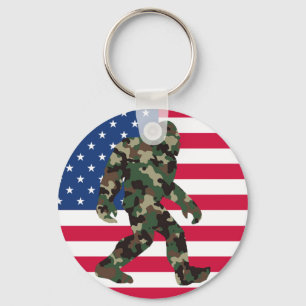 Porte-clés Camo Bigfoot Sasquatch