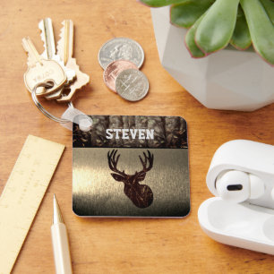Porte-clés Camouflage Deer chasse Nom Buck Cool Homme
