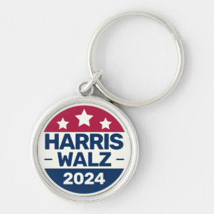 Porte-clés Campagne Kamala Harris Tim Walz 2024 Président
