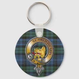 Porte-clés Campbell Tartan & Badge