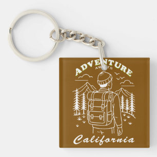 Porte-clés camping - Californie