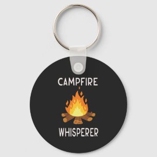 Porte-clés Camping - Chuchoteur de feu de camp 