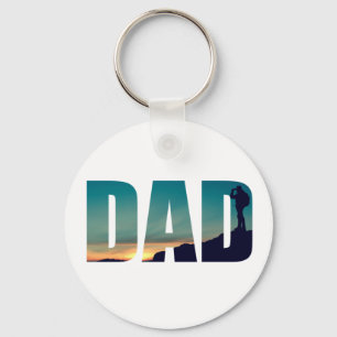 Porte-clés camping dad