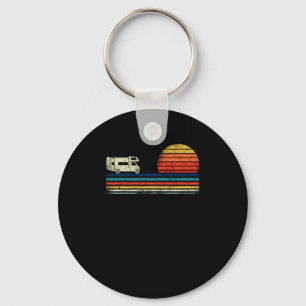 Porte-clés Camping Motorhome Sunset Campervan Retro Vintage