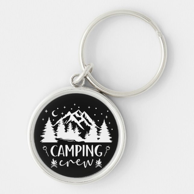 Porte-clés Camping Smore Crew Cute Smores Cadeau pour Campers (Devant)