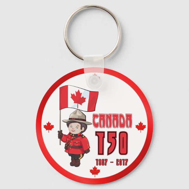 Porte-clés Canada 150 ans (Recto)