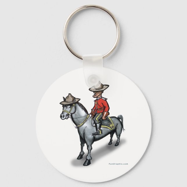 Porte-clés Canadian Mounty (Recto)