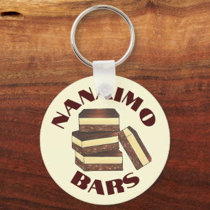 Porte-clés Canadian Nanaimo Bars Canada Colombie-Britannique 