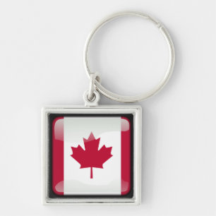 Porte-clés Canadien poli