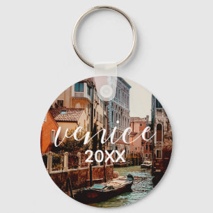 Porte-clés Canal de Venise Gondolas en Italie Photo