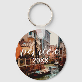 Porte-clés Canal de Venise Gondolas en Italie Photo