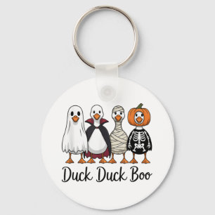 Porte-clés Canard Boo Drôle Oie Drôle Costume d'Halloween _1