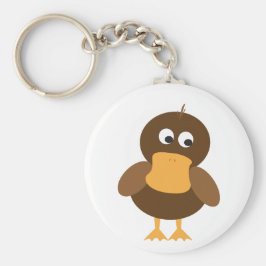 Porte-clés Canard brun mou