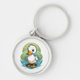 Porte-clés canard-colvert