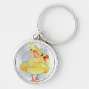 Porte-clés Canard en caoutchouc