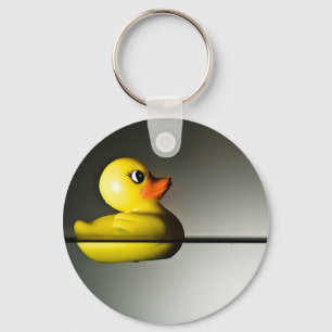 Porte-clés Canard en caoutchouc flottant