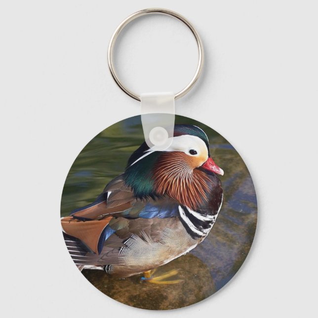 porte-clés canard mandarin (Recto)