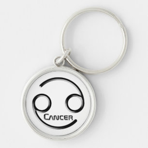 Porte-clés CANCER, Conception abstraite du signe zodiaque,