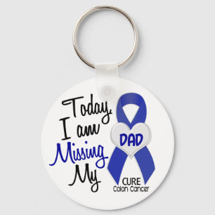Porte-clés Cancer du colon MANQUANT MON PAPA