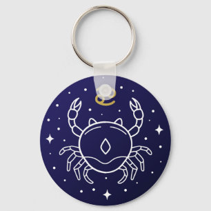 Porte-clés Cancer du crabe signe zodiaque