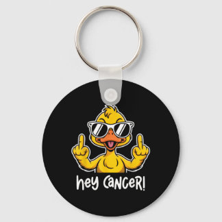 Porte-clés Cancer F U Sungles Canard Fait Un Doigt D'honneur