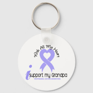 Porte-clés Cancer oesophagien je soutiens mon grand-papa