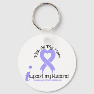 Porte-clés Cancer oesophagien je soutiens mon mari