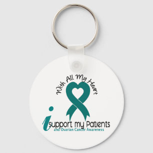 Porte-clés Cancer ovarien je soutiens mes patients