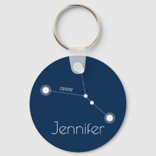 Porte-clés Cancer personnalisé Constellation zodiaque