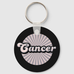 Porte-clés Cancer rétro du zodiaque