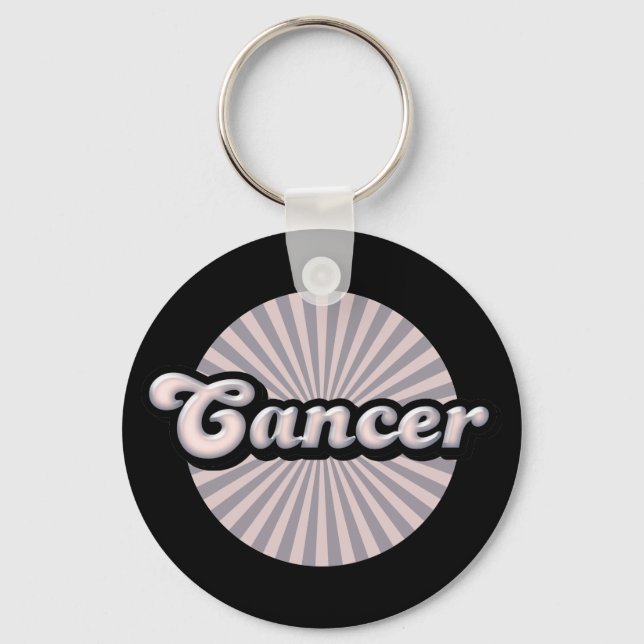 Porte-clés Cancer rétro du zodiaque (Recto)