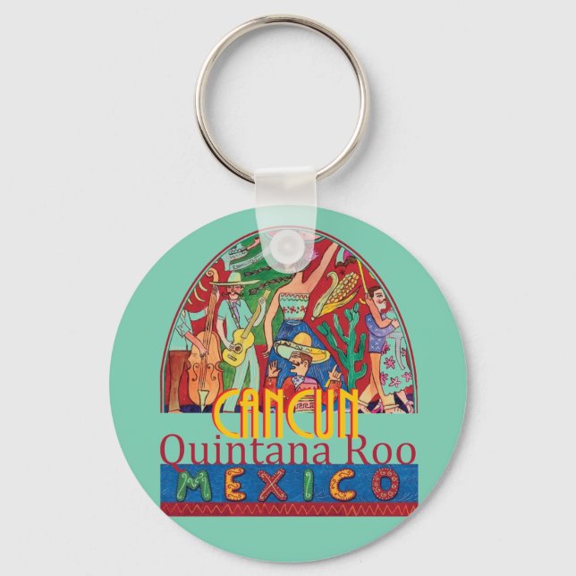 Porte-clés CANCUN Porte - clé du Mexique (Recto)