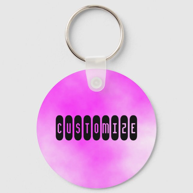 Porte-clés Candy floss - Modèle (Recto)